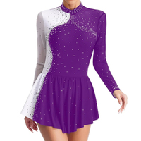 Robe de danse de scène confortable pour femme adulte, en Spandex respirant, imprimée par transfert thermique, faible MOQ, en stock, détection par aiguille, livraison en 7 jours