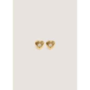 Diamond Heart <b>Stud</b> <b>Earrings</b> for Bb - Product Image 1