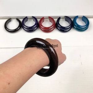 Natural Wood Bangles Set for Girls Stylish Handmade <b>Boho</b> Fashion Jewelry Gifts for Her by Tradebyd - Product Image 6