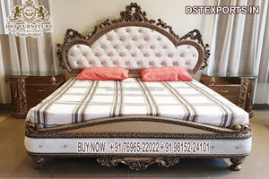 Premium Platinum Modern Teak <b>Wood</b> Bedroom Furniture Set with Luxurious Designer <b>Bed</b> - Product Image 3