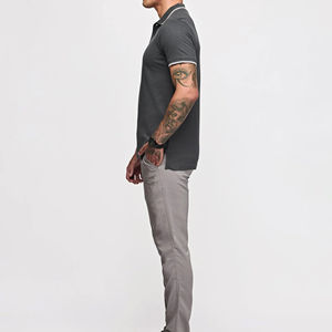 Camisetas de polo ligeras de media manga para hombre, diseño al por mayor, camisetas de polo cómodas y únicas para hombre - Product Image 6