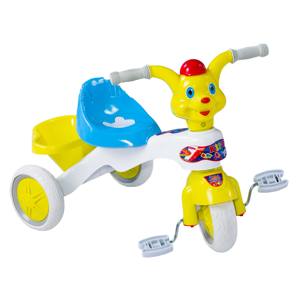 Adjustable 3-Wheel Kids Trike <b>2</b>-6 Years Old Child Balance Bike with Soft Rubber Handle and Parent's Trickle <b>Toy</b> Style <b>Car</b> - Product Image 3