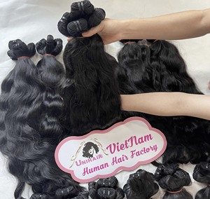 Machine de trame de cheveux vierges vietnamiens vente en gros de qualité supérieure paquets de cheveux vietnamiens bruts ondulés naturels - Product Image 5