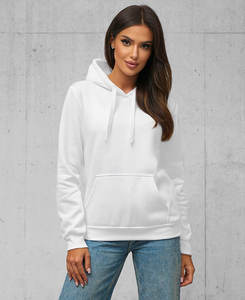 100% ropa de mujer de algodón Otoño e Invierno sudaderas con capucha y sudadera de manga larga con cremallera polar grueso Casual sudaderas con capucha deportivas - Product Image 4