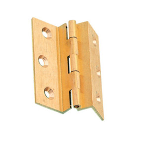 Cerniere in Ottone Profilato con Collo Finitura in Oro Bronzato Gr.60x50 (pz.2) - Product Image 1