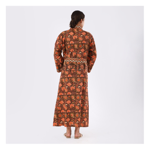 Kimono authentique, tissu imprimé 100% coton, textile artisanal respirant et écologique pour la mode et la décoration intérieure - Product Image 6