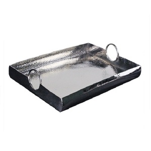 ถาดเสิร์ฟโลหะถาดเสิร์ฟโลหะแนวคลาสสิกงานแฮนด์เมด - Product Image 3