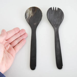 Cuillère à couverts élégante en corne naturelle, fabriquée à la main pour les couverts de l'hôtel et du restaurant, taille personnalisée par HF CRAFTS, vente en gros - Product Image 1