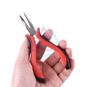 Alicates de Punta curva DIY, herramienta de extensión de cabello, alicates de Clip para micro anillos, enlaces, cuentas y extensión de cabello de plumas - Product Image 1
