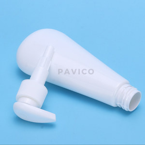 Bouteille à pompe en PET de couleur personnalisée de 150ml, forme cylindrique, pot d'emballage de lotion industrielle, finition mate, impression de logo, ISO 9001 - Product Image 3