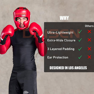 Made In Best Material Head Guard Premium Quality Head Guard Custom Design Boxing Head Guard - Product Image 5