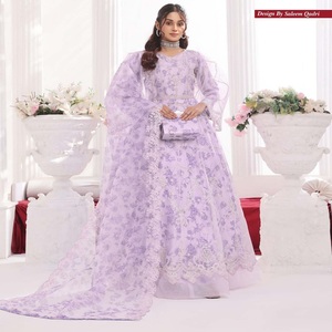 Diseñadores pakistaníes Salwar Kameez Motis Fashion Vol ZARLISH Conjunto de Kurta indio para mujer Traje de mujer Vestidos paquistaníes elegantes - Product Image 3