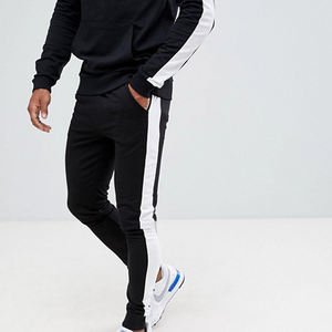 Chándal ajustado personalizado para hombre, ropa con rayas laterales, chándales para hombre - Product Image 6