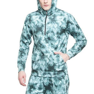 Survêtement en coton à logo personnalisé pour homme, manches longues, couleur unie, décontracté, vêtements d'hiver respirants, survêtement 100% coton - Product Image 3