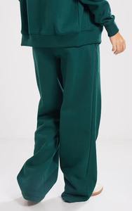 Ensemble de sweat à capuche d'hiver unisexe avec broderie, style vintage, polaire délavée à l'acide, deux pièces - Product Image 6