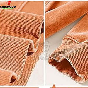 Top Trending Men's Acid Wash 100% Cotton Basics Hoodies Temporada de invierno Sudaderas mezcladas de algodón - Product Image 3