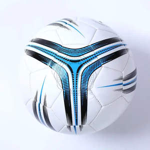Ballon de football de haute qualité en cuir PU personnalisé, cousu à la machine, durable, écologique, officiel pour les matchs et l'entraînement, couleur personnalisée - Product Image 6