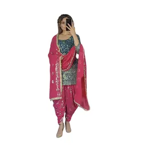 Eid Ramzan Special Salwar Kameez Readymade, Customizable Pakistani Suit With Dhoti Style Pant, Traditional Indian Outfit Women