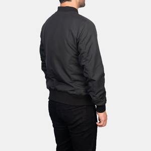 Veste bomber en vente chaude avec doublure intérieure matelassée et col côtelé pour hommes, veste pour hommes de la rue principale, matière nylon - Product Image 2
