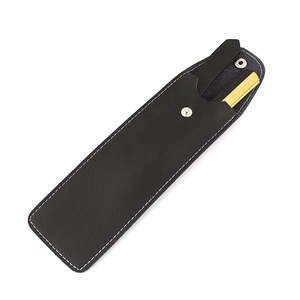 Navajas de Afeitar de Acero Inoxidable de Alta Calidad con Hojas Afiladas, Punta Chapada en Oro y Recubrimiento de Color Negro, Navaja de Afeitar Ahorradora de 6 Pulgadas - Product Image 5