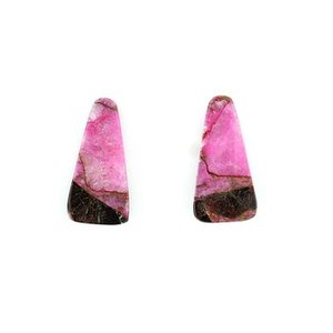 High Quality 8x16mm Natural Pink Black Copper Mohave Turquoise <b>Disc</b> Flat Loose Gemstones Direct Manufacturer for Jewelry Making - Product Image 5
