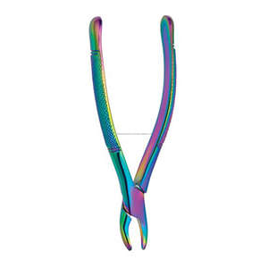 Kaneka Pedo Rainbow Titanium Coated Stainless Steel Electricity Dental Extraction Forceps 150SR CE Certified Made Pakistan - Product Image 6