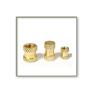 Inserto moleteado de latón de precisión para moldeo por inyección, electrónica y sujeción industrial - Product Image 3