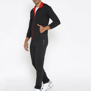 Nuevo Jogging Wear Algodón Hecho Hombres Chándales deportivos Liso Un color Personalizado Hombres Chándales deportivos - Product Image 2