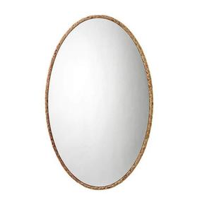 Accent Mirrored Furniture Gold Color <b>Hanging</b> Oval Shape <b>Wall</b> <b>Mirror</b> Bathroom <b>Mirror</b> Decoration - Product Image 6