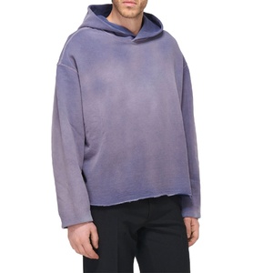 2025 Unisex adulto personalizado Sun Faded Hoodie calidad superior algodón francés otoño estampado patrón producto caliente con contraste de Color - Product Image 4
