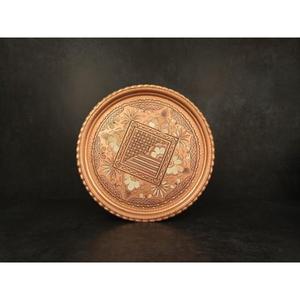 Nouveau plateau de service en laiton métallique de qualité supérieure artisanal indien avec fini poli doré utilisé dans la maison hôtel rétro - Product Image 4