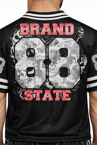 Nouvelle Arrivée Vente en Gros Maillots de Football Américain Personnalisés Brodés Équipes USA Ensembles de Vêtements de Sport Été Anti-Transpiration Respirant - Product Image 5