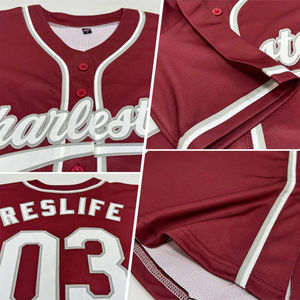 Wholesale Soft <b>Ball</b> Custom <b>Baseball</b> Jersey 100% Polyester High Quality Custom Size Plus Size Quick Dry Breathable - Product Image 3