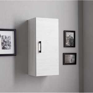 ตู้ห้องน้ำไม้โอ๊คขาวแบบประตูเดียว Ravenna Reversible รุ่นหรูหรา - Product Image 1
