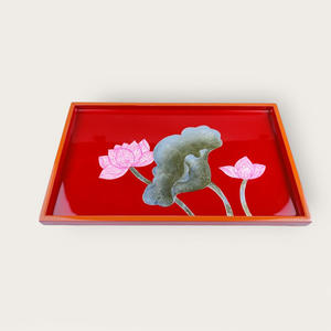 ถาดเคลือบแล็กเกอร์เคลือบแล็กเกอร์พร้อมโลโก้ขนาด - Product Image 2