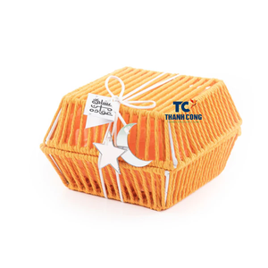 El espíritu del Ramadán de alta calidad con caja de almacenamiento de algas marinas de hermoso diseño Luna y estrella Ideal para regalos y decoración - Product Image 1