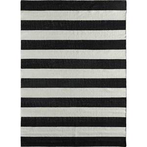 Tapis en laine tissés à la main Alhambra Ivory, rayés, rectangulaires, pour couloir, salon, chambre ou maison - DW-177 - Product Image 1