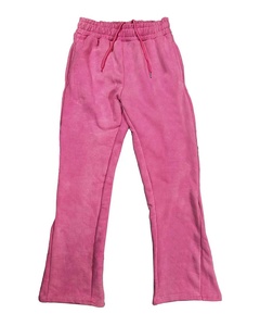 Hommes 100% Coton Polaire Acide Lavage Personnalisé Détresse Applique Vintage Full Face Zipper Flare Survêtement Broderie Survêtement Hommes - Product Image 2