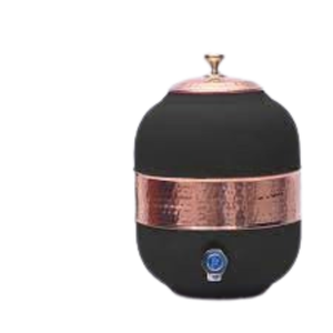 Vente d'usine, prix bas, distributeur d'eau en cuivre pur, demi-martelé, Matka 5L, finition soie, capacité du Matka en cuivre - Product Image 1