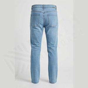 กางเกงยีนส์ผู้ชายทรงสลิมฟิตสั่งตัดได้ ราคาขายส่ง ดีไซน์เรียบง่ายทันสมัย ออกแบบเองได้ ปรับแต่งสีได้ - Product Image 2