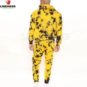 Survêtement à capuche avec logo personnalisé pour hommes, haute qualité, 100% coton, tenue décontractée pour l'hiver, respirant, motif solide, vente en ligne - Product Image 3