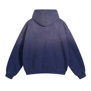 Oversized Solid Acid Wash Hoodie Custom Embroidered Vintage <b>Pullover</b> <b>Men</b> Women Heavy Fleece Breathable Quick Dry Streetwear 100% - Product Image 1