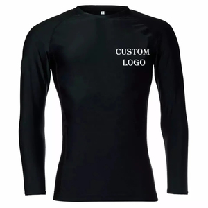 Camisas húmedas personalizadas Trajes de neopreno con logotipo personalizado Camisa de baño Hombres Traje de baño Rash Guard para nadar Camisas de compresión - Product Image 5