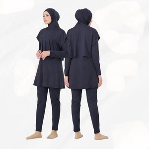 Vêtements de sport islamiques pour femmes, ensemble deux pièces, sweat-shirt et legging, tissu extensible respirant, fabricant OEM ODM - Product Image 4