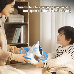 Vente en gros de fournitures pour animaux de compagnie | Jouet <span class=keywords><strong>robot</strong></span> pour <span class=keywords><strong>chien</strong></span> + <span class=keywords><strong>robot</strong></span> interactif pour chiot + commande vocale, tactile et à distance | Cadeau STEM pour enfants - Product Image 6