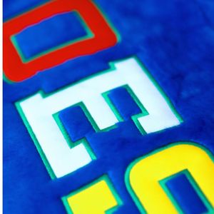 Ordine della stella orientale OES borsa Tote in pelliccia blu con lettere ricamate in peluche con Logo personalizzato alla moda con Logo a tracolla - Product Image 3