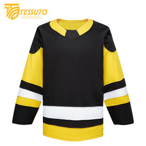 ชุดกีฬาฮ็อกกี้น้ำแข็ง100% โพลีเอสเตอร์น้ำหนักเบาออกแบบโลโก้และชื่อทีมได้ตามต้องการ - Product Image 2