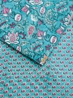 Tela de Algodón 100% Estampada a Mano para Confección de Ropa al por Mayor por Yarda a Precio de Fábrica Proveedor H-41