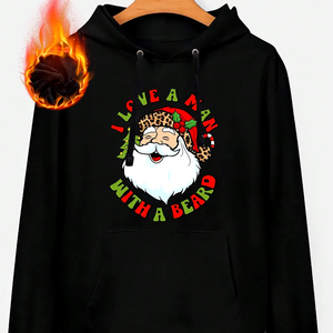 Sudadera CON CAPUCHA DE Navidad transpirable Treanding para mujer Sudadera con capucha estampada con Personalización completa térmica - Product Image 1