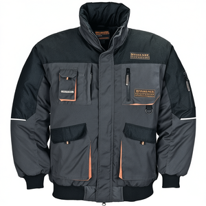 เสื้อแจ็คเก็ตนักบิน TERRATREND สีเทาเข้ม/ดำ/ส้ม ไซส์ L เสื้อฮู้ดดี้และเสื้อสเวตเชิร์ตสำหรับโปรโมชั่น - Product Image 2